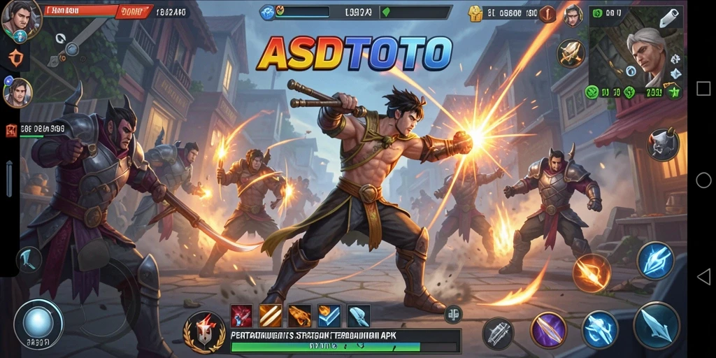 Tampilan gameplay menegangkan dalam ASDTOTO saat berstrategi.