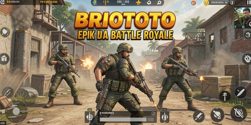 Tampilan gameplay BRIOTOTO yang seru dan mendebarkan.