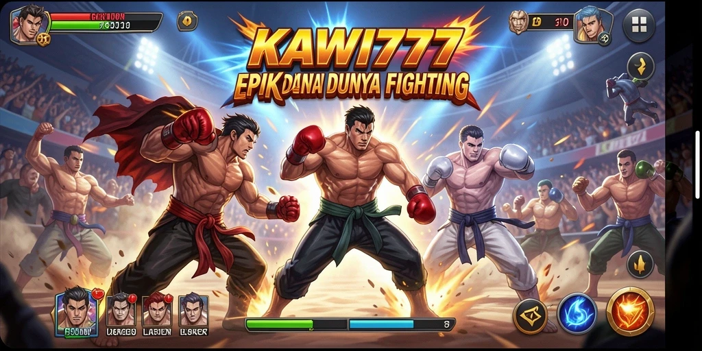 Tampilan menarik dari pertandingan pertarungan di KAWI777.
