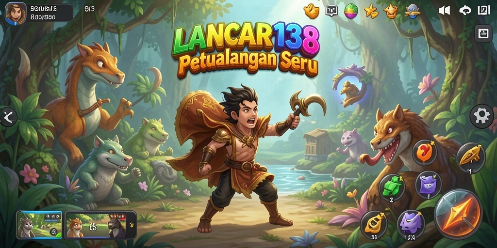 Tangkapan layar gameplay <strong>LANCAR138</strong> menampilkan petualangan yang mendebarkan.