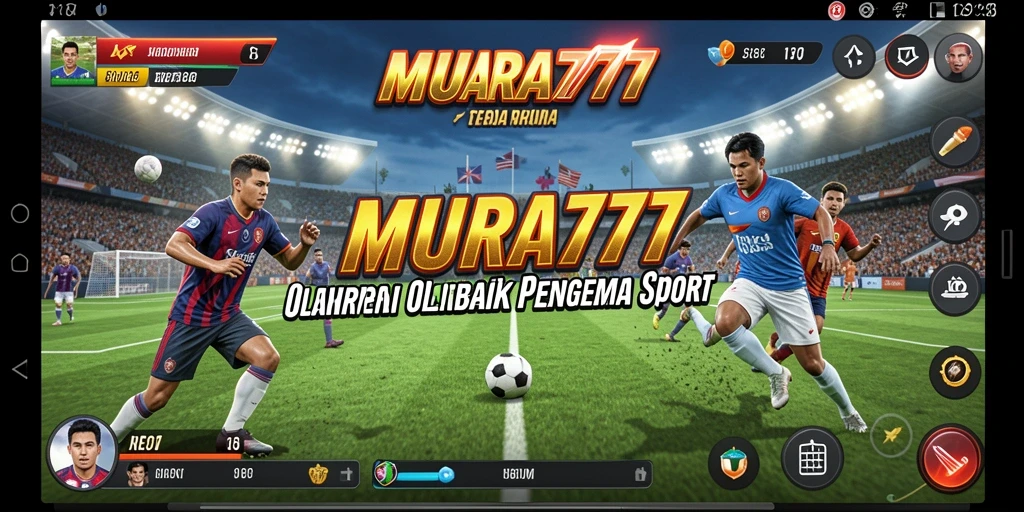 Tampilan gameplay MUARA777 dengan aksi olahraga seru dan intens.
